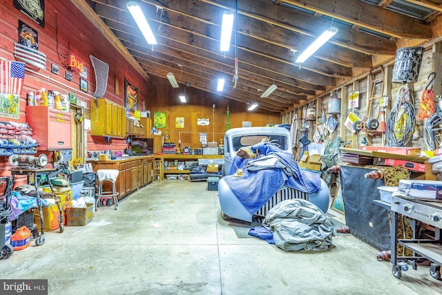 8807 Woodland Ferry Rd, Laurel, DE 19956 - garage with a workshop area