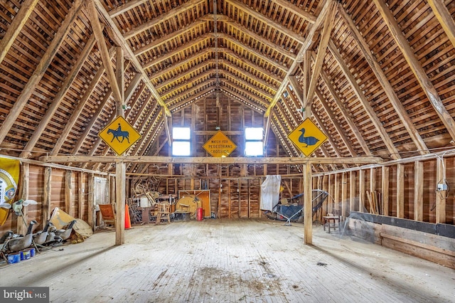 8807 Woodland Ferry Rd, Laurel, DE 19956 - view of unfinished attic