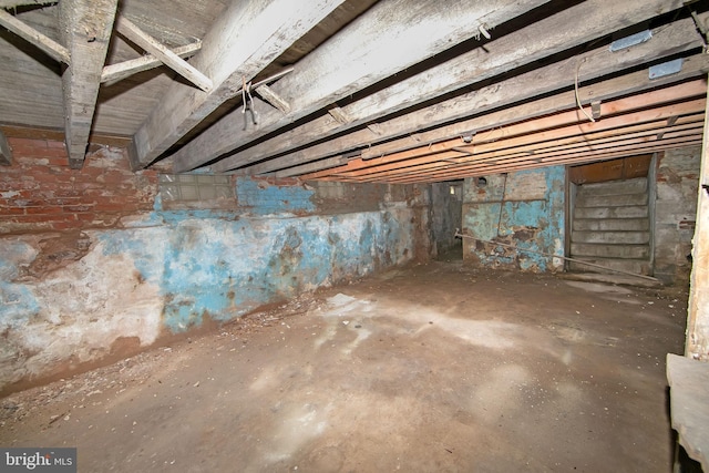 1314 Atlantic Ave, Camden, NJ 08104 - view of unfinished below grade area