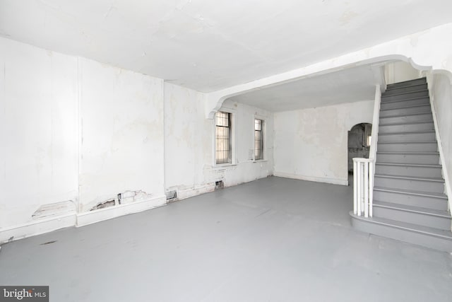 1314 Atlantic Ave, Camden, NJ 08104 - below grade area featuring stairs and arched walkways