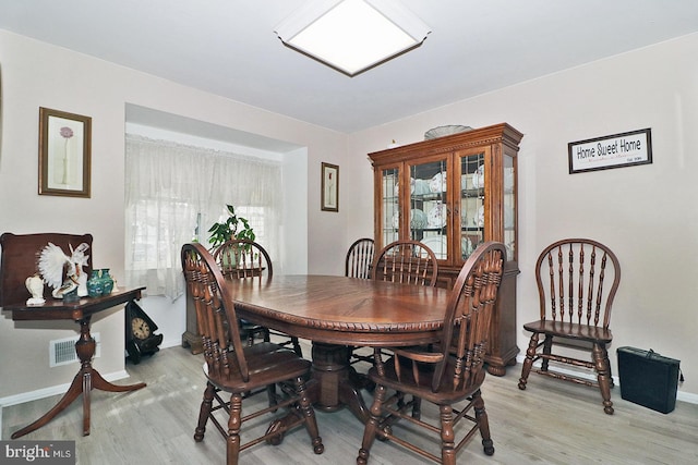 2028 Brookdale Dr, Forked River, NJ 08731 - dining room featuring light wood-style floors and baseboards