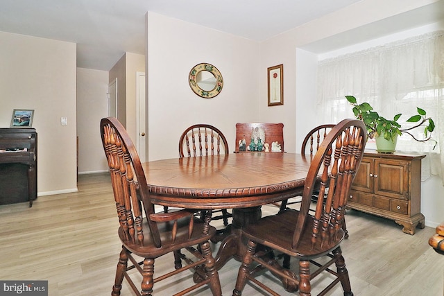 2028 Brookdale Dr, Forked River, NJ 08731 - dining room featuring light wood-style flooring and baseboards