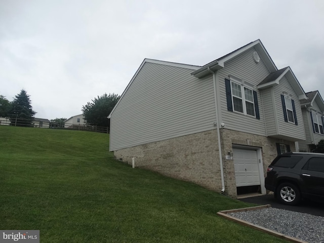 112 Colton Ct, Smithsburg, MD 21783 - view of side of home featuring a garage and brick siding