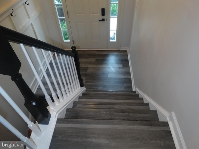 112 Colton Ct, Smithsburg, MD 21783 - stairs featuring wood finished floors and baseboards