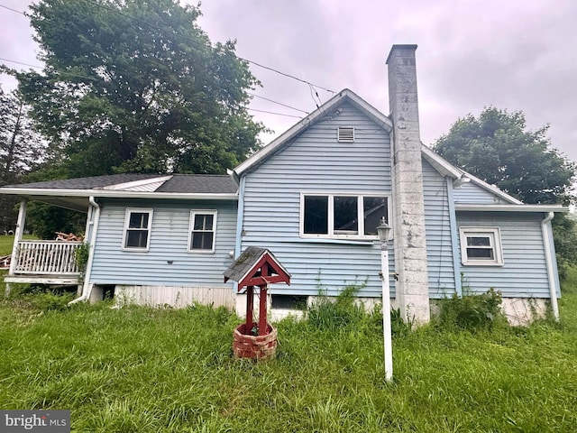 4161 Jacksonville Rd, Howard, PA 16841 - rear view of house featuring a chimney