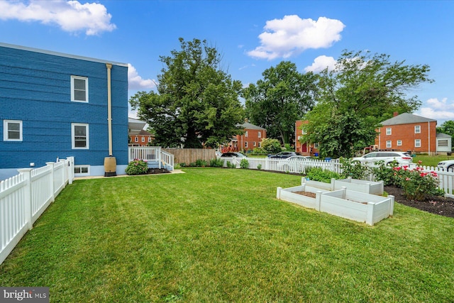 1005 Madison Ct, Annapolis, MD 21403 - view of yard with a garden
