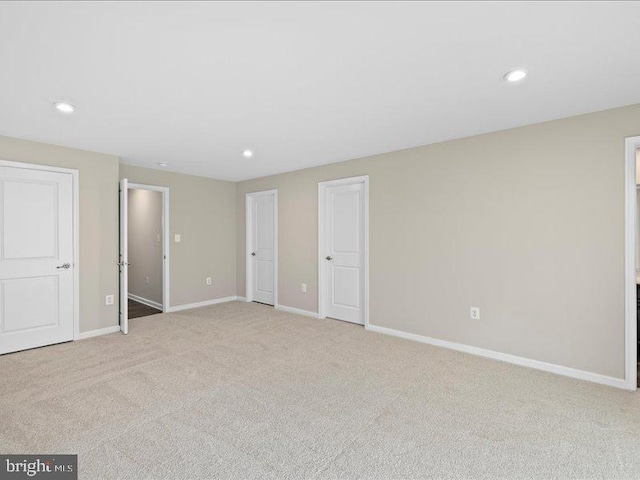 107 Lookout Way, Fredericksburg, VA 22405 - unfurnished bedroom with carpet floors, recessed lighting, and baseboards