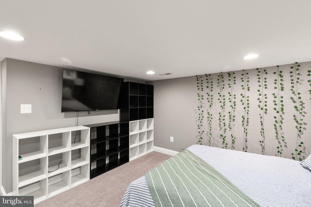 3234 Odonnell St, Baltimore, MD 21224 - bedroom featuring recessed lighting, carpet flooring, and baseboards