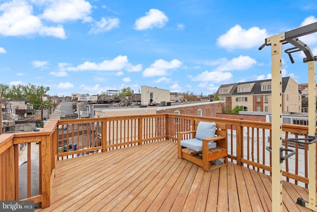 3234 Odonnell St, Baltimore, MD 21224 - deck featuring a residential view