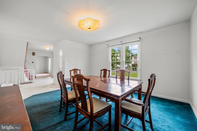 1 Carriage Way, Cinnaminson, NJ 08077 - dining room featuring baseboards and carpet floors