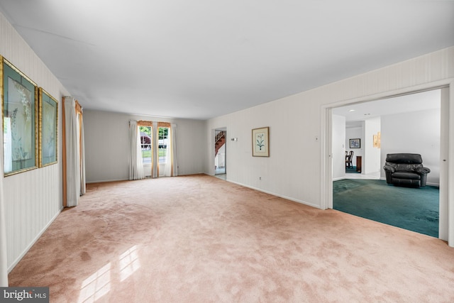 1 Carriage Way, Cinnaminson, NJ 08077 - unfurnished living room featuring carpet floors