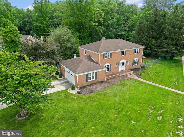 1 Carriage Way, Cinnaminson, NJ 08077 - view from above of property featuring a heavily wooded area