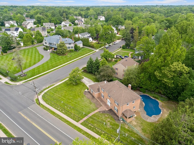 1 Carriage Way, Cinnaminson, NJ 08077 - aerial view of residential area with a pool