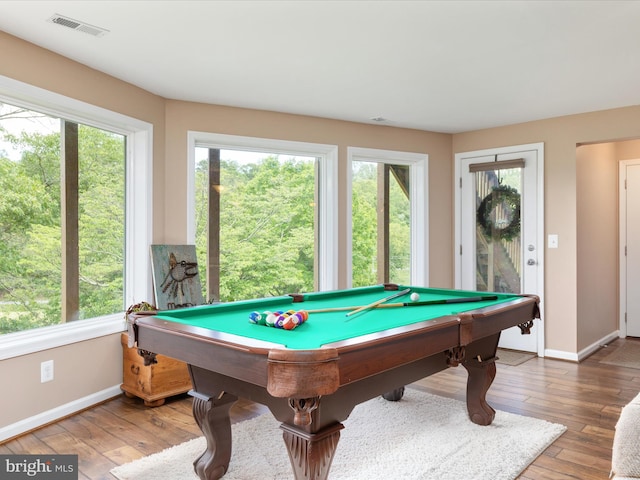 1439 Fiery Run Rd, Linden, VA 22642 - playroom featuring baseboards, plenty of natural light, and billiards table