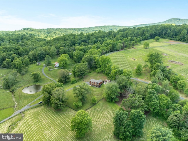 1439 Fiery Run Rd, Linden, VA 22642 - aerial view of property and surrounding area featuring rural landscape