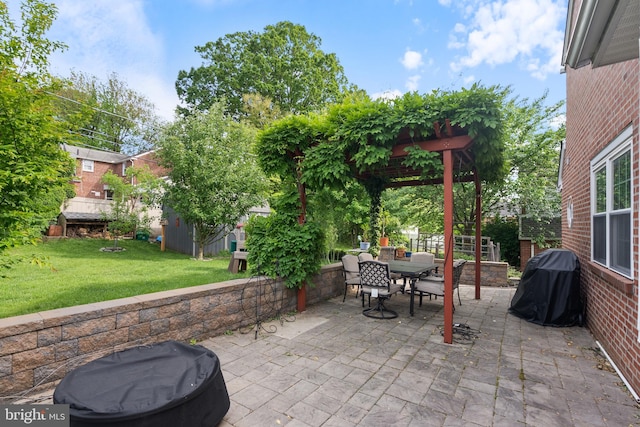 915 Edgewood Dr, Springfield, PA 19064 - view of patio with outdoor dining space and a grill