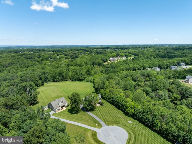 3525 Franks Ter, Monrovia, MD 21770 - aerial view of sparsely populated area featuring a heavily wooded area