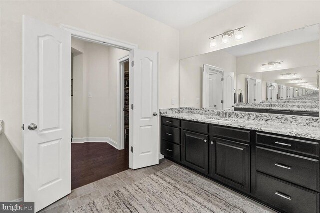 3525 Franks Ter, Monrovia, MD 21770 - full bath with vanity, tile patterned flooring, and baseboards
