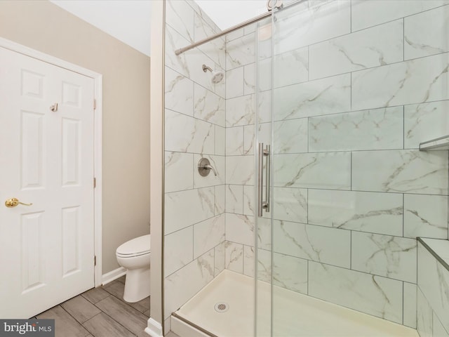 1707 Hall Ave, Baltimore, MD 21227 - bathroom with a stall shower and toilet