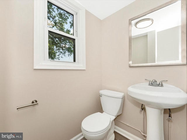 1707 Hall Ave, Baltimore, MD 21227 - half bathroom with baseboards and toilet