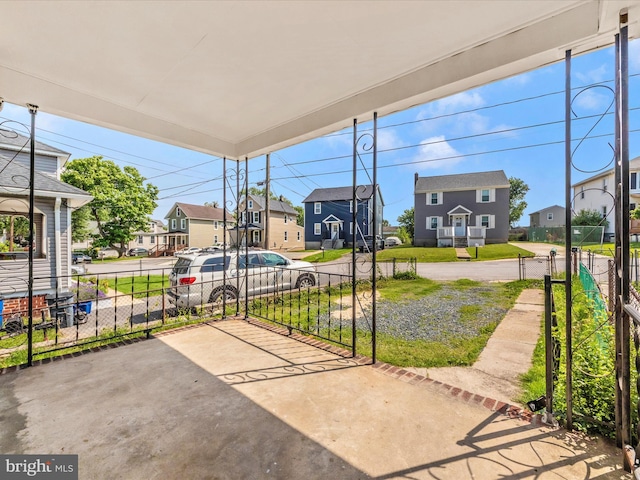 1707 Hall Ave, Baltimore, MD 21227 - view of patio / terrace featuring a residential view
