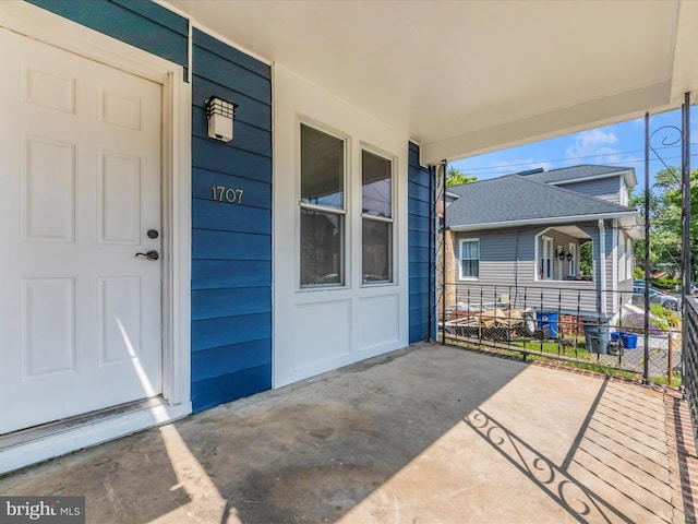 1707 Hall Ave, Baltimore, MD 21227 - doorway to property featuring covered porch