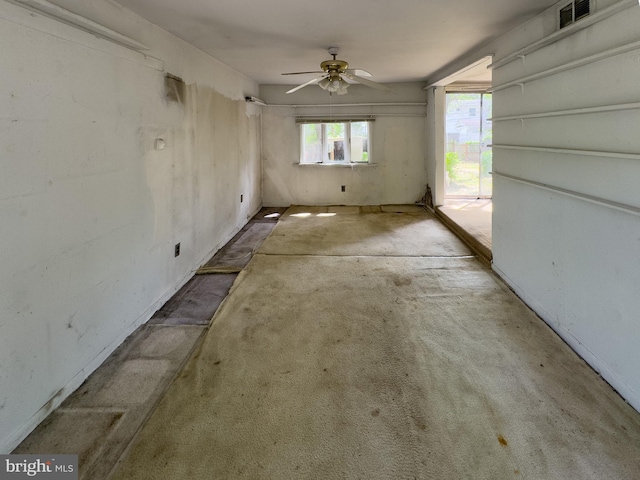1228 Pacific Ave, Bristol, PA 19007 - spare room featuring a ceiling fan