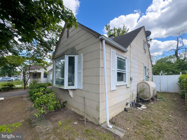 1228 Pacific Ave, Bristol, PA 19007 - view of side of home featuring oil tank