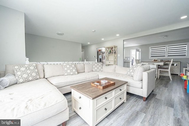 29 Holyoke Dr, Delran, NJ 08075 - living room with wood finished floors and recessed lighting