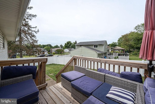 29 Holyoke Dr, Delran, NJ 08075 - wooden deck featuring a residential view