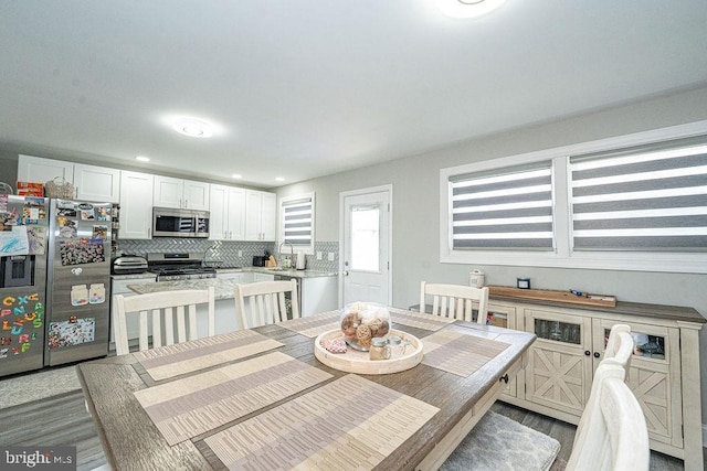 29 Holyoke Dr, Delran, NJ 08075 - dining space with wood finished floors