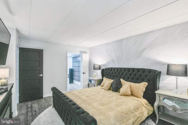 2622 Wagon Dr Unit 319, Alexandria, VA 22303 - bedroom with wood finished floors and baseboards