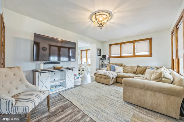 122 E Pine St, Audubon, NJ 08106 - living room with wood finished floors
