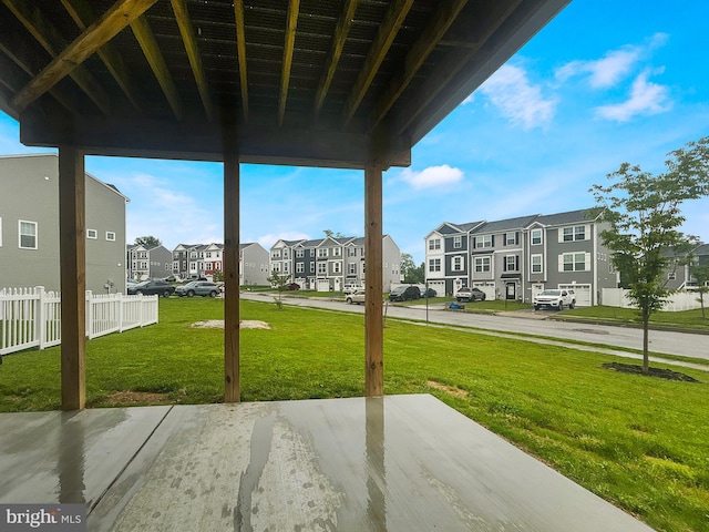 144 Overlook Dr, Hanover, PA 17331 - view of patio featuring a residential view