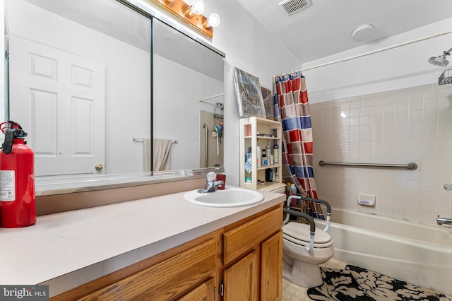 1 Winterberry Pl, Clayton, NJ 08312 - bathroom featuring vanity, shower / tub combo with curtain, and toilet