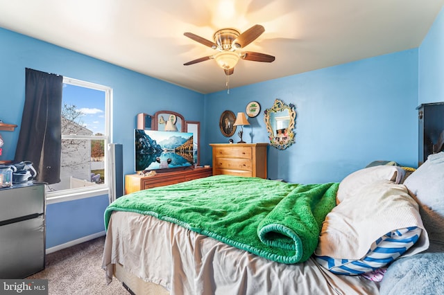 1 Winterberry Pl, Clayton, NJ 08312 - carpeted bedroom featuring baseboards and a ceiling fan