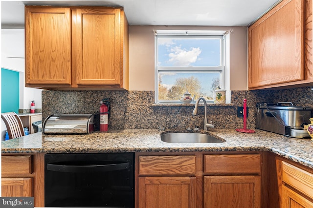 1 Winterberry Pl, Clayton, NJ 08312 - kitchen with a sink, backsplash, and stone counters