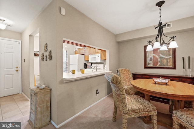 605A Ralston Dr Unit A, Mount Laurel, NJ 08054 - dining area featuring baseboards and light tile patterned floors
