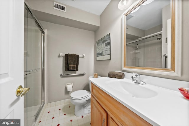 605A Ralston Dr Unit A, Mount Laurel, NJ 08054 - full bath with vanity, toilet, a shower stall, and baseboards