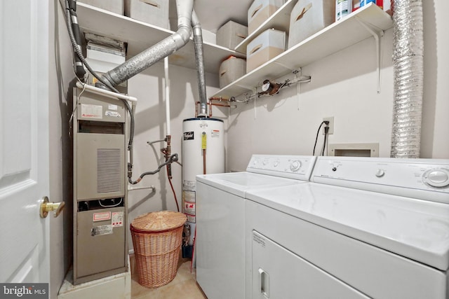 605A Ralston Dr Unit A, Mount Laurel, NJ 08054 - laundry room featuring washing machine and dryer and water heater