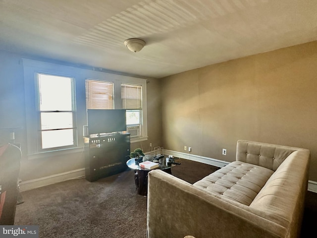 1318 E Luzerne St, Philadelphia, PA 19124 - sitting room featuring baseboards and carpet