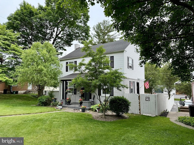 38 Park Rd, Reading, PA 19609 - view of front of home with a chimney and a shingled roof