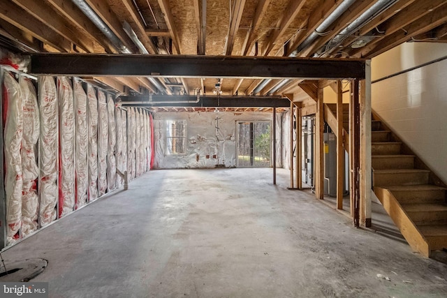 1123 Robin Hill Ct, Bel Air, MD 21015 - basement with stairway