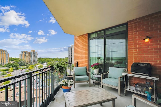 1830 Fountain Dr Unit 1107, Reston, VA 20190 - balcony featuring a city view
