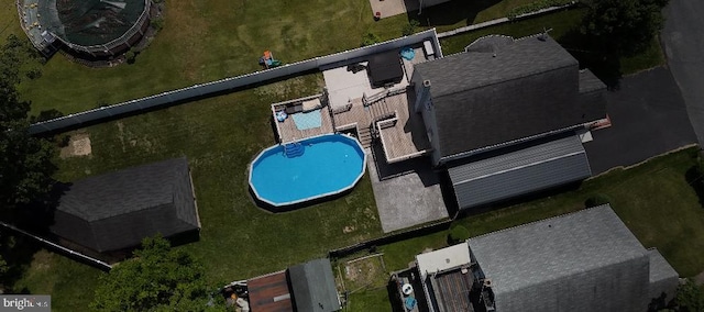 4108 Slater Ave, Baltimore, MD 21236 - aerial view of a pool