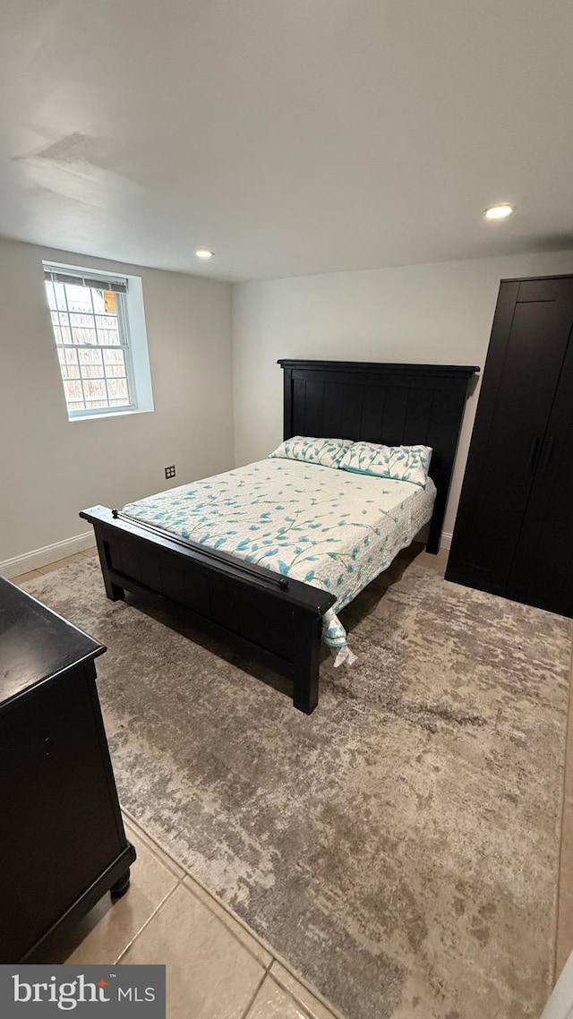 4108 Slater Ave, Baltimore, MD 21236 - bedroom with light carpet, recessed lighting, and baseboards