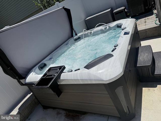 4108 Slater Ave, Baltimore, MD 21236 - exterior view of a hot tub and cooling unit