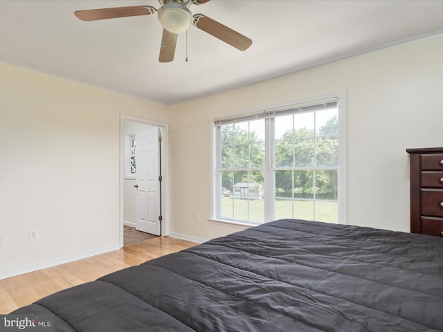 18 Barnett Dr, Front Royal, VA 22630 - bedroom with wood finished floors, baseboards, and a ceiling fan