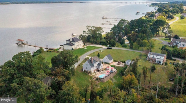 413 Benton Pt, Tappahannock, VA 22560 - aerial view of property and surrounding area with a nearby body of water