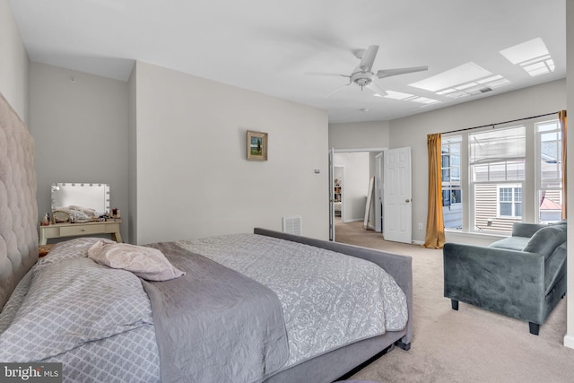 10079 Orland Stone Dr, Bristow, VA 20136 - bedroom with carpet flooring and ceiling fan